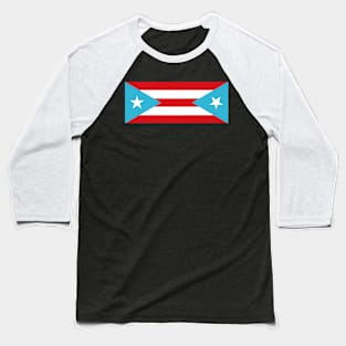 Color Puerto Rican Flag Baseball T-Shirt